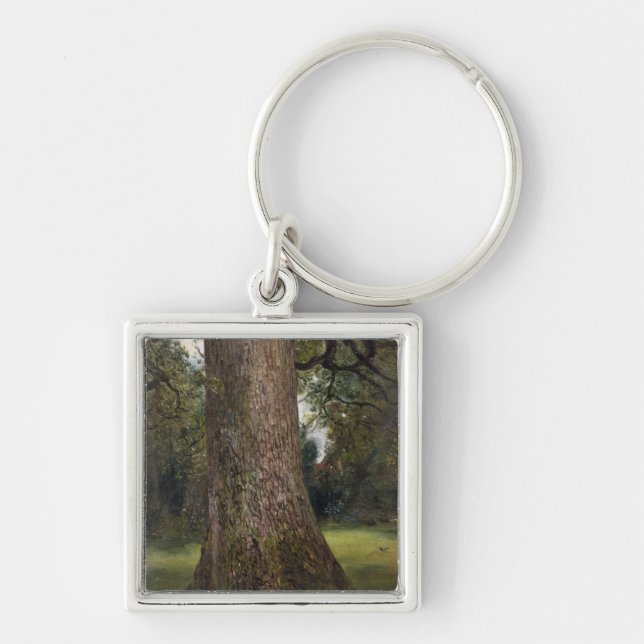 Study of the Trunk of an Elm Tree, c.1821 (oil on Keychain (Front)
