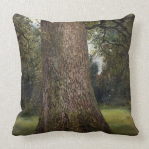 Study of the Trunk of an Elm Tree, c.1821 (oil on Throw Pillow