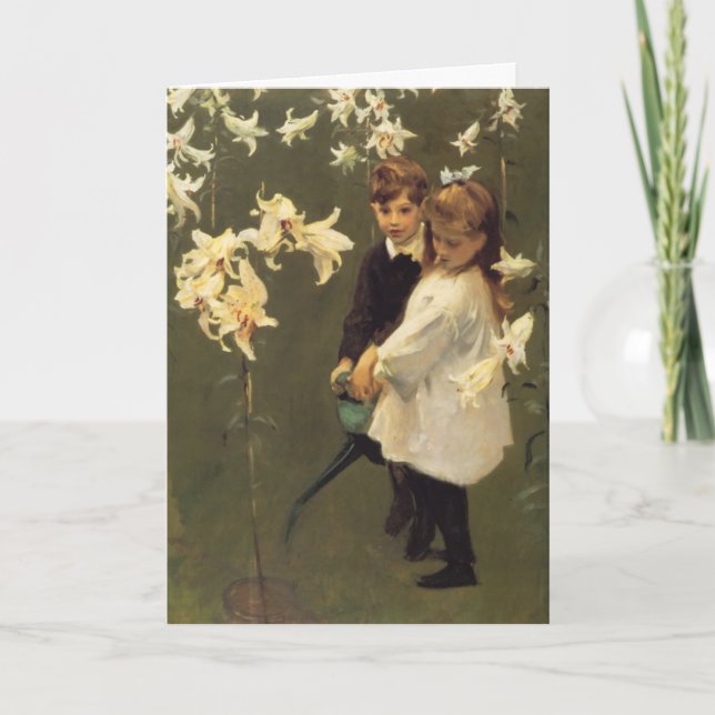 Study of the Vickers Children Holiday Card (Front)