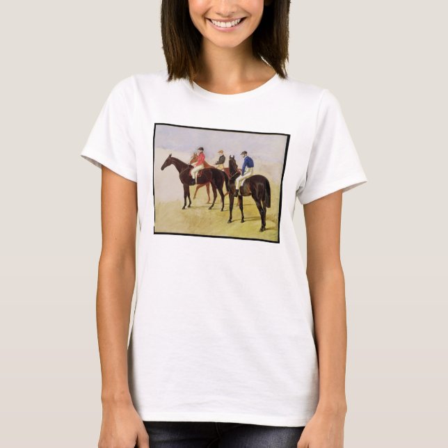 Study of Three Steeplechase Cracks: Allen McDonoug T-Shirt (Front)