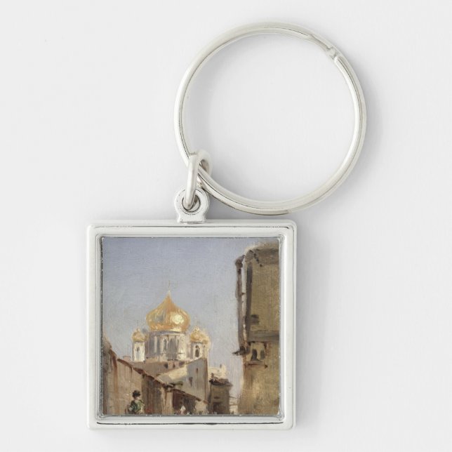 Study of Tobolsk, 1842 Keychain (Front)