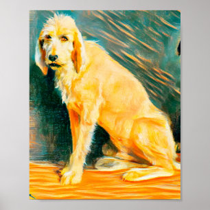 Study of two dogs   poster