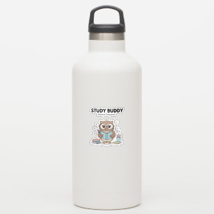 Study Owl Sticker – Cute Study Buddy Always