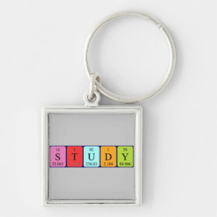 Study periodic table keyring