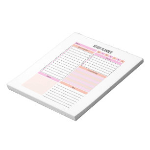 Study Planner Notepad