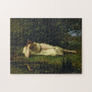 Study, The Water's Edge by Berthe Morisot Jigsaw Puzzle