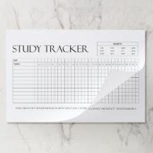 Study Tracker | Months | 31 Days | Topic | Progres