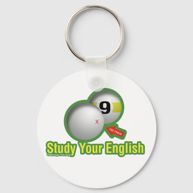 Study Your English Keychain (Front)