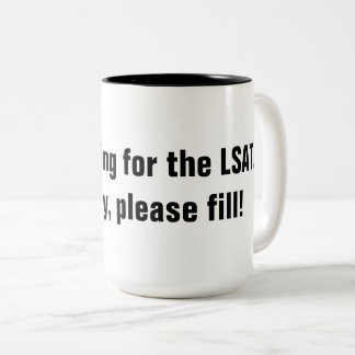 Studying for the LSAT Mug