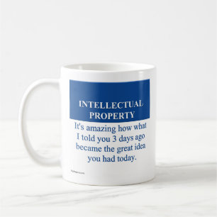 Studying Intellectual Property Law (3) Coffee Mug