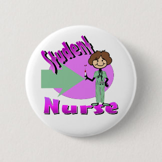 Stuedent Nurse 2 Inch Round Button