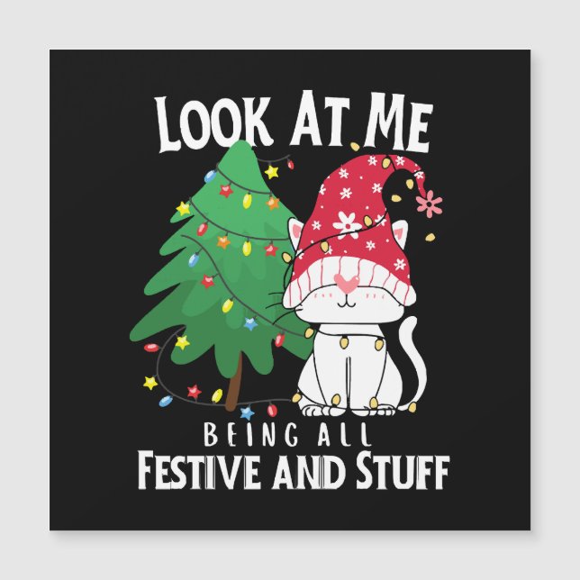  Stuff Funny Christmas Cat (Front)
