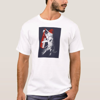 stuff on my cat - keytar T-Shirt
