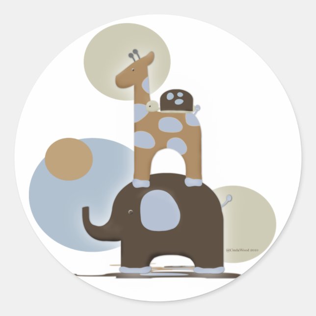 Stuffed Animal Stickers (Front)