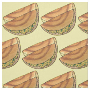 Stuffed Masala Dosa South Indian Food Cuisine Fabric