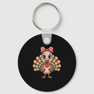 Stuffed With Love And Turkey Thanksgiving Family-f Keychain