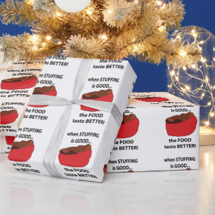 Stuffing Food Stuffing Wrapping Paper