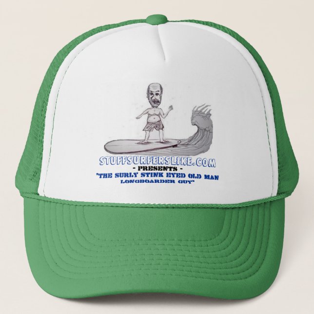 STUFFSURFERSLIKE.COM Stink Eye Special Trucker Hat (Front)