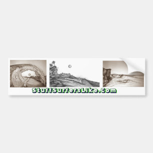 StuffSurfersLike.Com's Epic Waves Tribute Bumper Sticker