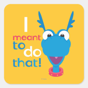 Stuffy - I Meant to do That Square Sticker