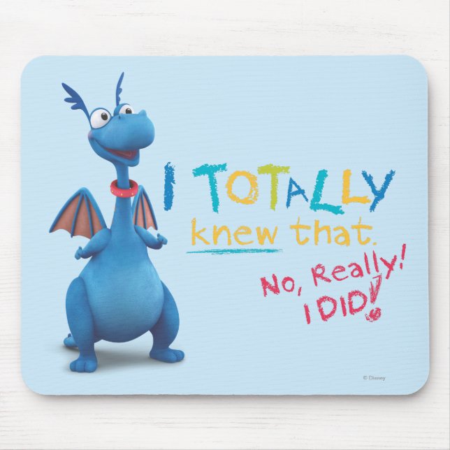 Stuffy - I Totally Knew that Mouse Pad (Front)