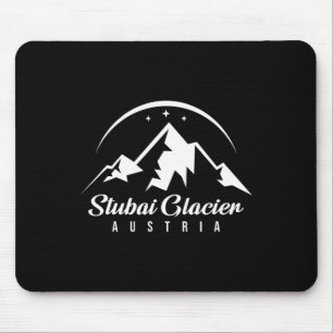 Stui Glacier Austria Ski Resort Skiing Snowboardin Mouse Pad