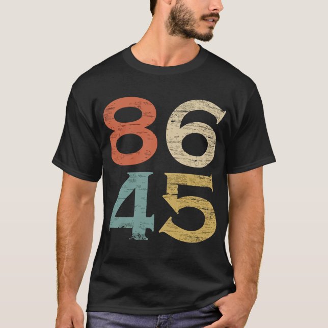 stule vintage classique 86 45 t-shirt anti-Trump (Devant)