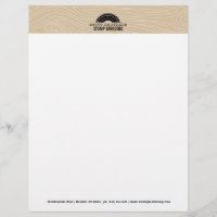 Stump Grinding or Tree Care Business Letterhead