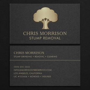 Stump Removal Business Card