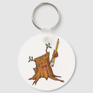 Stumpy Keychain white