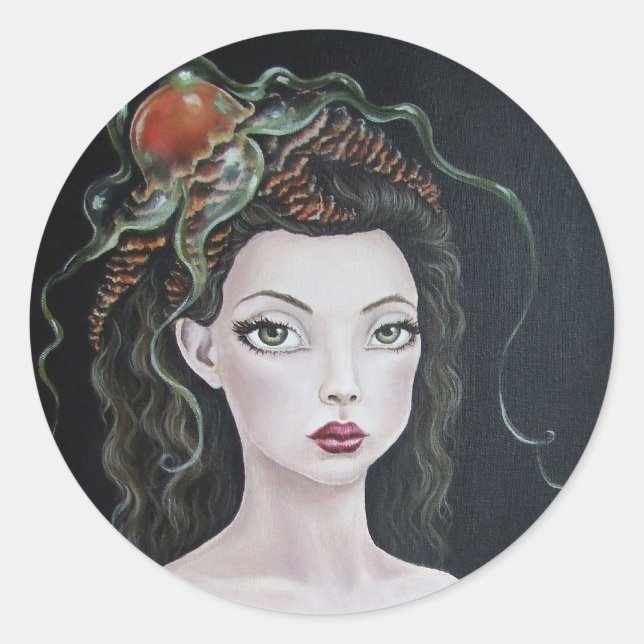 Stunging Classic Round Sticker (Front)