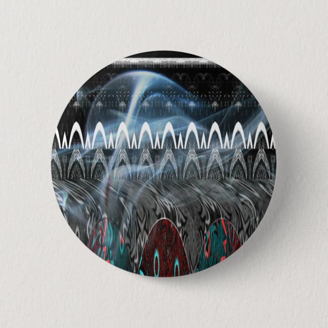 Stunning Abstract Art Print 2 Inch Round Button (Front)