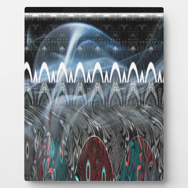 Stunning Abstract Art Print Plaque (Front)