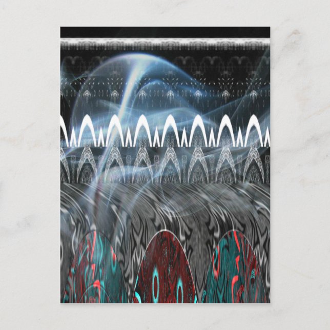 Stunning Abstract Art Print Postcard (Front)