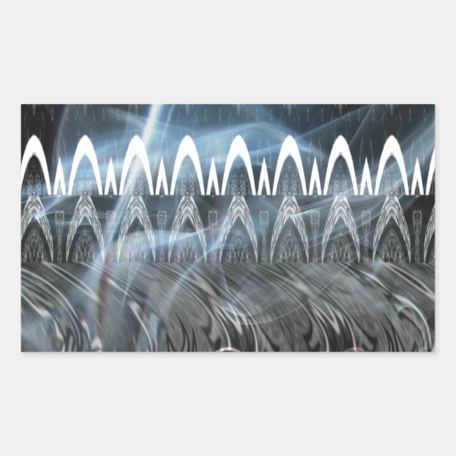Stunning Abstract Art Print Sticker (Front)