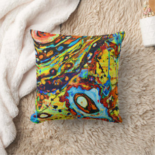 Stunning Abstract Pattern Throw Pillow