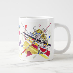 Stunning abstraction - Kandinsky Large Coffee Mug