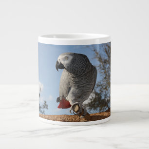 Stunning African Grey Parrot Large Coffee Mug
