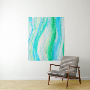 Stunning Alcohol Ink Painting  Tapestry