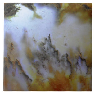 Stunning and Vibrant Mossy Agate Photo Tile