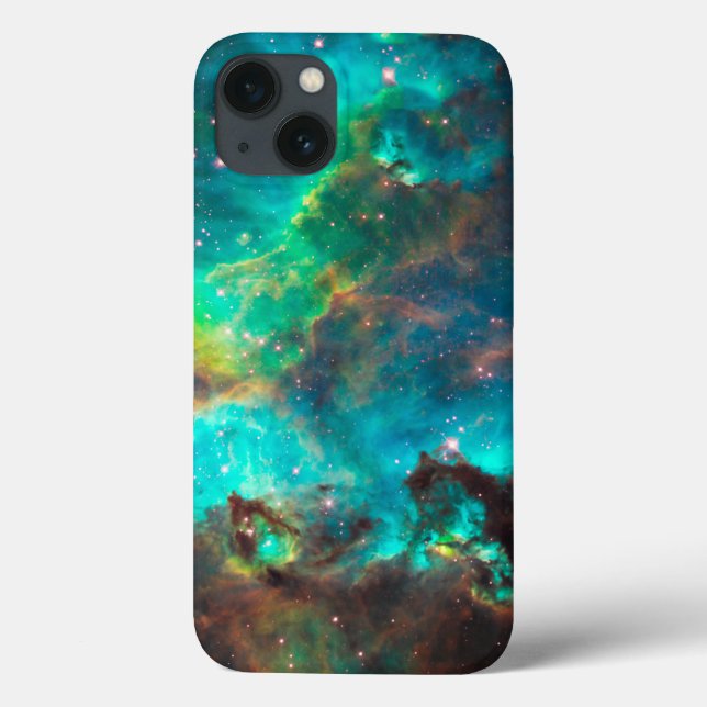 Stunning Aqua Star Cluster Case-Mate iPhone Case (Back)