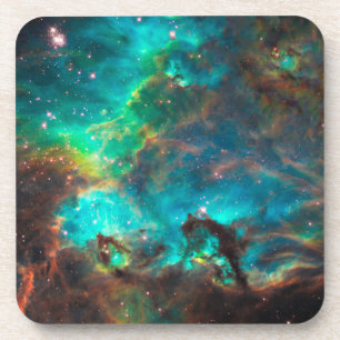 Stunning Aqua Star Cluster Coaster