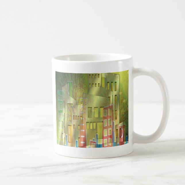 Stunning architecture cityscape art accessories coffee mug (Right)