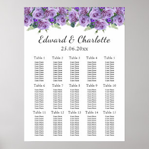 Stunning Array of Floral Wedding Poster