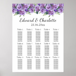 Stunning Array of Floral Wedding Poster