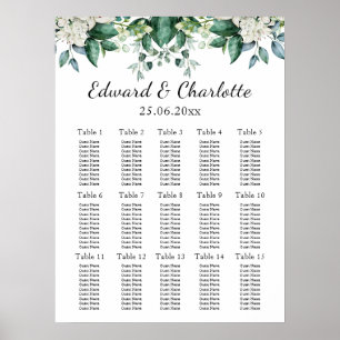 Stunning Array of Floral Wedding Poster