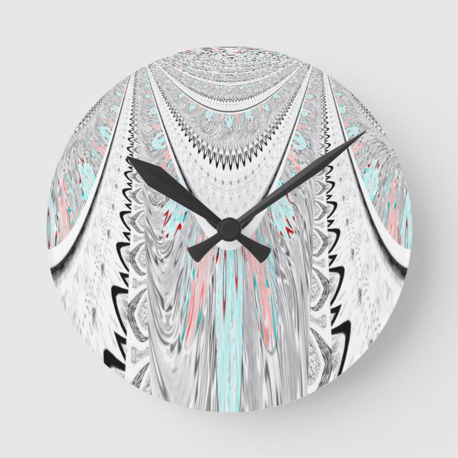 Stunning art. round clock (Front)