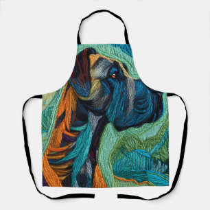 Stunning artistic Great Dane Apron