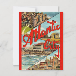 Stunning Atlantic City Postcard