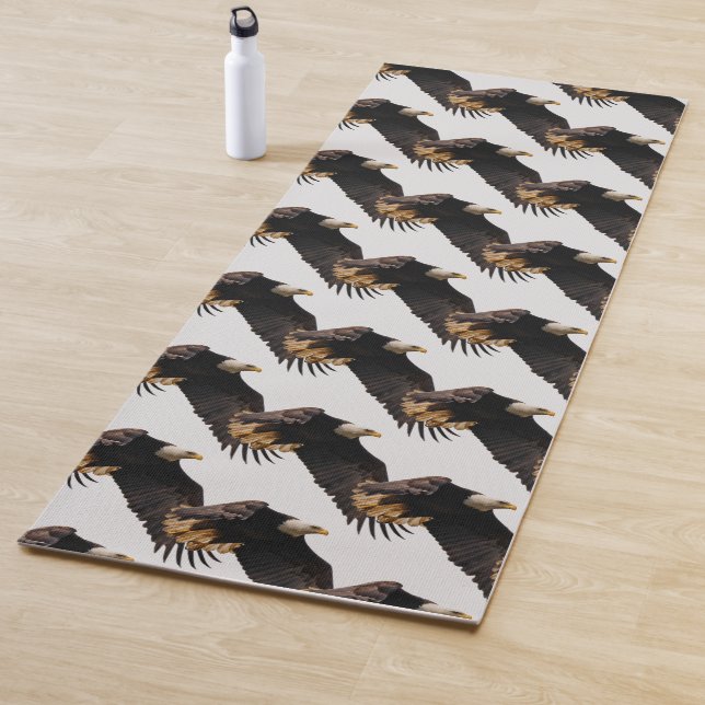 Stunning Bald Eagle Takes to the Sky Yoga Mat (In Situ)